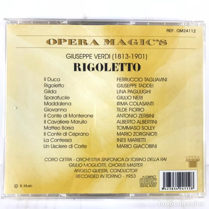 CDs de m&uacute;sica: OPERA MAGICS - Giuseppe Verdi &ndash; Rigoletto - 2 x CD - Foto 4