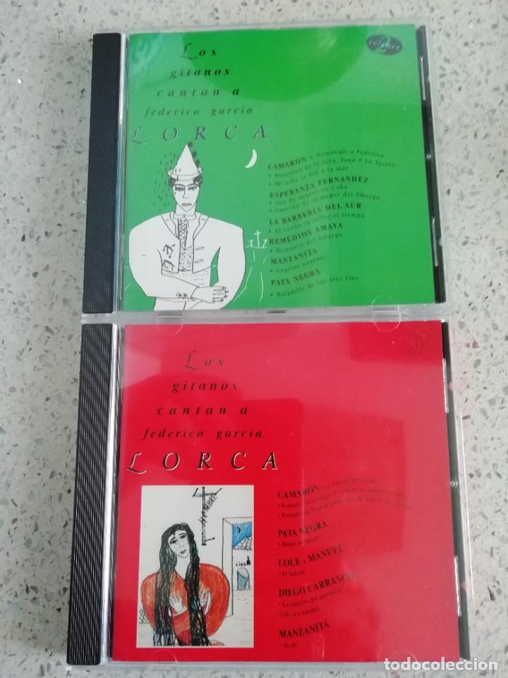CDs de m&uacute;sica: Doble CD los gitanos cantan a Lorca. Camar&oacute;n y otros - Foto 2