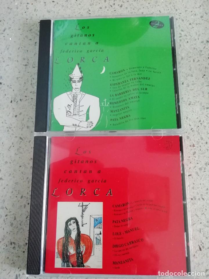 CDs de m&uacute;sica: Doble CD los gitanos cantan a Lorca. Camar&oacute;n y otros - Foto 3