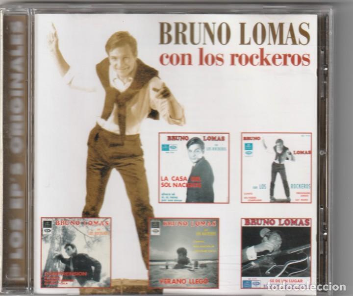 CDs de m&uacute;sica: Bruno Lomas con Los Rockeros &ndash; Los EPs Originales (CD ODEON 1996) - Foto 1
