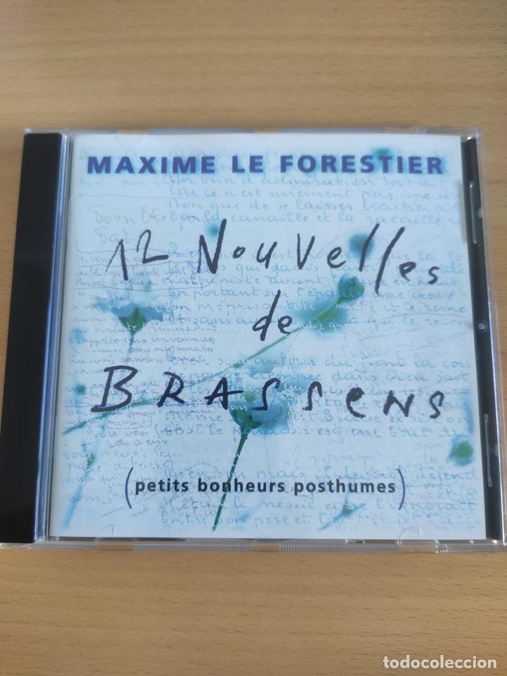 CDs de m&uacute;sica: Maxime Le Forestier CD 12 Nouvelles de Brassens - Foto 1
