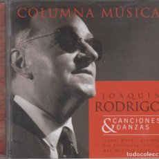 CDs de Música: JOAQUÍN RODRIGO CD CANCIONES & DANZAS 2002 COLUMNA MÚSICA