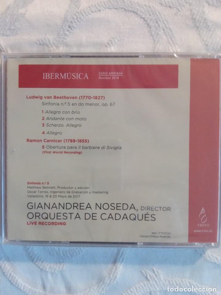 CDs de m&uacute;sica: ORQUESTRA DE CADAQU&Eacute;S & GIANANDREA NOSEDA - Beethoven / Carnicer - Foto 2