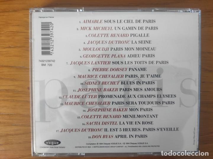 CDs de m&uacute;sica: PARIS LES PLUS BELLES CHANSONS - Foto 2