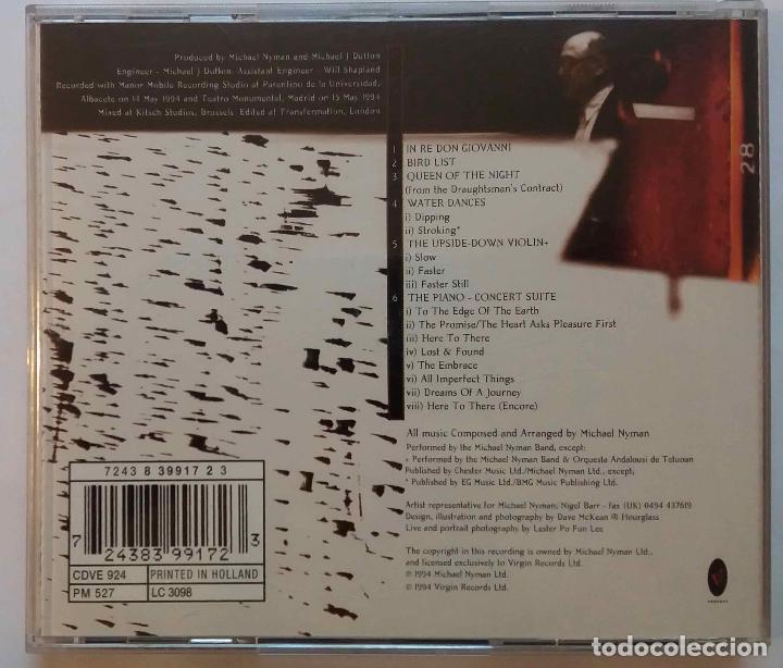 CDs de m&uacute;sica: MICHAEL NYMAN, LIVE. CD HOLANDA A&Ntilde;O 1994 - Foto 2