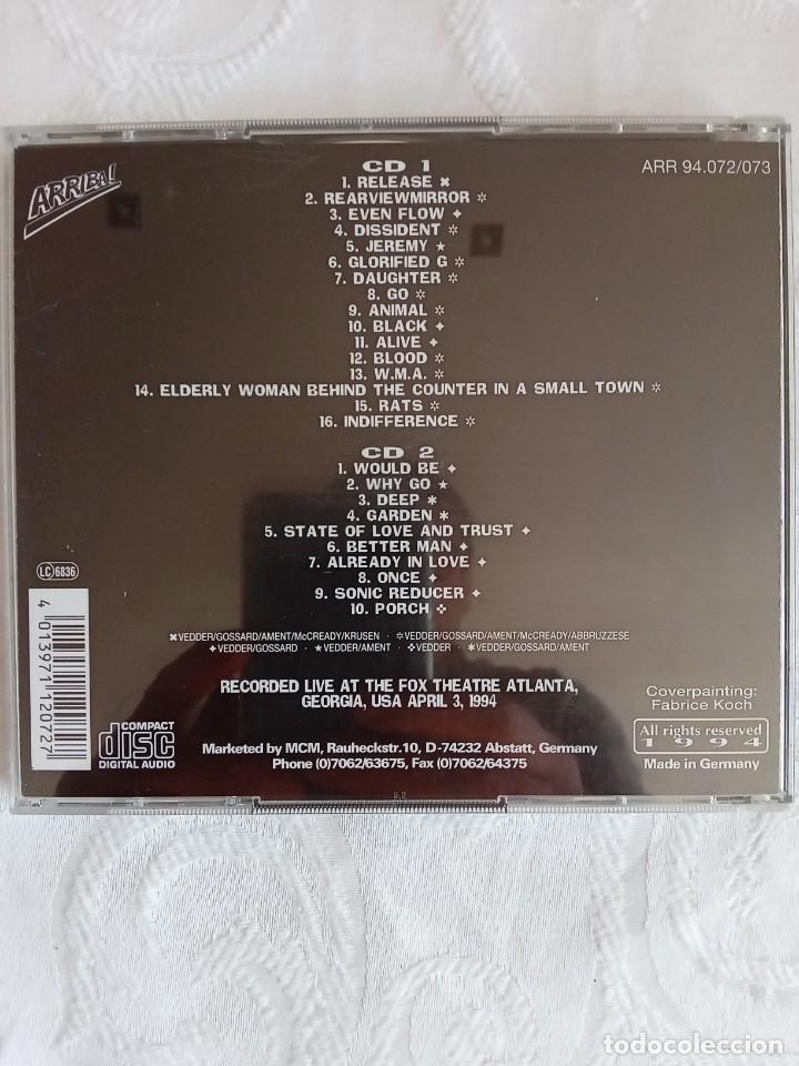 CDs de m&uacute;sica: PEARL JAM - USA 1994 (2 cds) - Foto 2