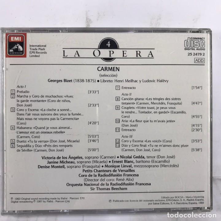 CDs de m&uacute;sica: LA &Oacute;PERA - SALVAT - CD N&ordm; 4 - Thomas Beecham &ndash; Carmen - Foto 2