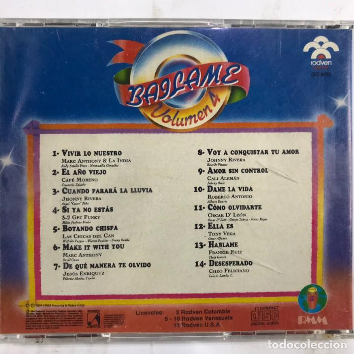 CDs de m&uacute;sica: Various &ndash; Bailame Volumen 4 - CD Compilation - Foto 2
