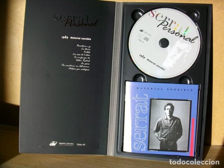 CDs de m&uacute;sica: JOAN MANUEL Serrat &ndash; Material Sensible LIBRETO + CD - Foto 1