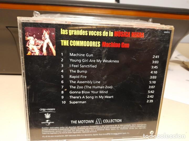 CDs de m&uacute;sica: CD COMMODORES : MACHINE GUN ( THE MOTOWN COLLECTION ) - Foto 2