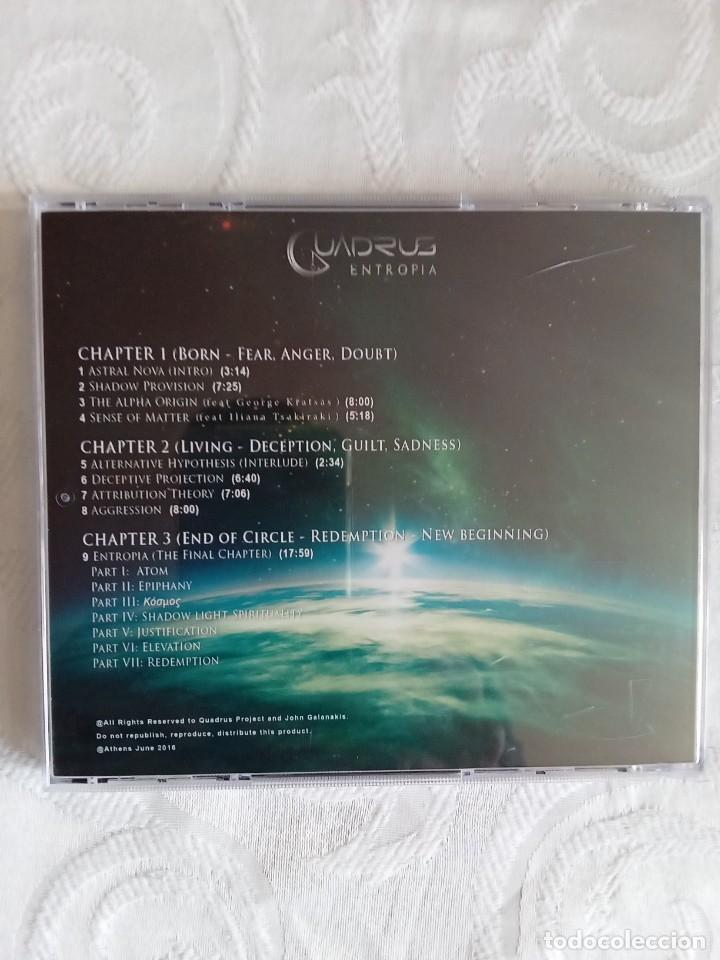CDs de m&uacute;sica: QUADRUS - Entropia - Foto 2