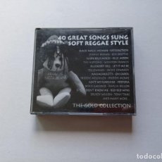 CDs de Música: VARIOS ARTISTAS - 40 GREAT SONGS SUNG SOFT REGGAE STYLE DOBLE CD. Lote 335051363