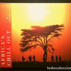 CDs de Música: AFRICA'S CHILL OUT (CD 2008) MUSICA AFRICANA - PERCUSIÓN KALIMBA - AMBIENT MUSIC. Lote 335137873