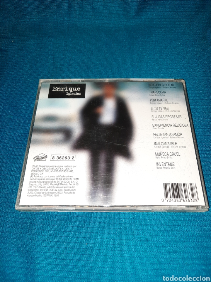 CDs de m&uacute;sica: CD ENRIQUE IGLESIAS, 1995 - Foto 2