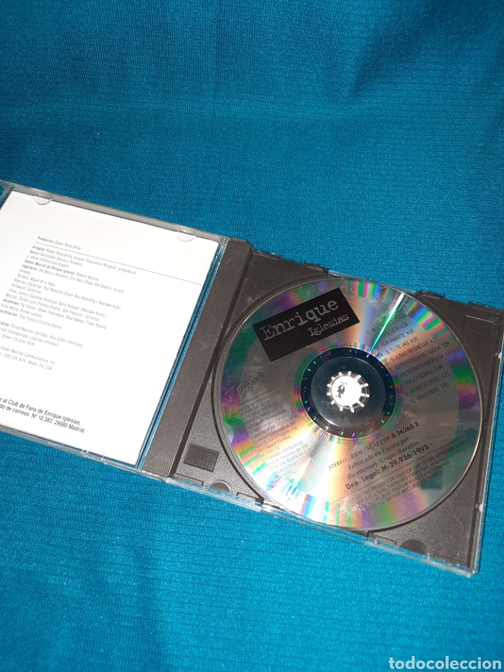 CDs de m&uacute;sica: CD ENRIQUE IGLESIAS, 1995 - Foto 3