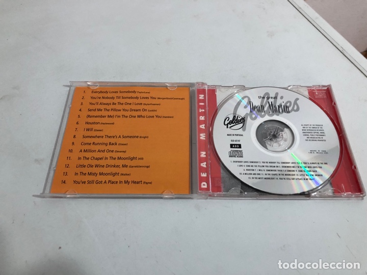 CDs de m&uacute;sica: The Great Dean Martin Cd - Foto 2