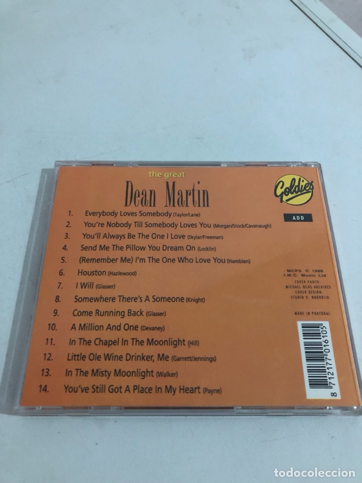 CDs de m&uacute;sica: The Great Dean Martin Cd - Foto 3