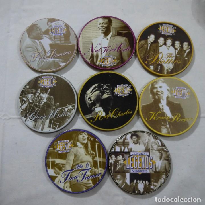 CDs de m&uacute;sica: LOTE 8 CD ORIGINAL LEGENDS EN CAJA MET&Aacute;LICA