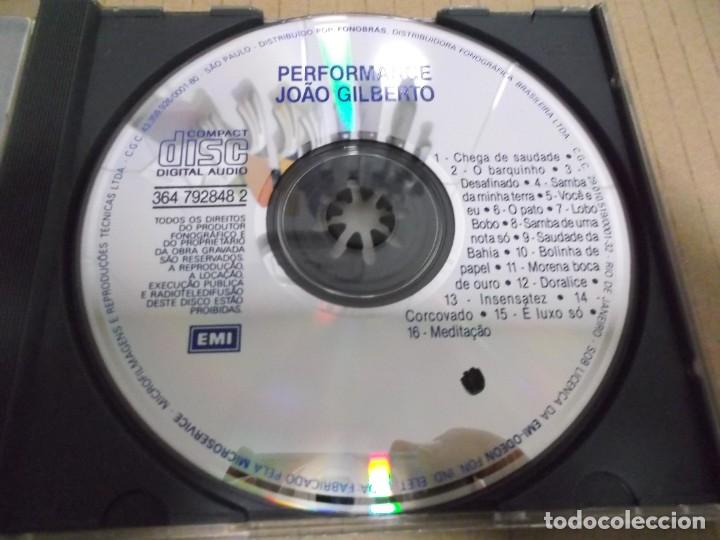CDs de m&uacute;sica: JOAO GILBERTO (CD) PERFORMANCE A&Ntilde;O 1989 - Foto 2