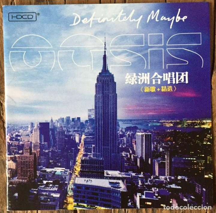 CDs de m&uacute;sica: OASIS - DEFINITELY MAYBE - CD EDICI&Oacute;N CHINA - Foto 1