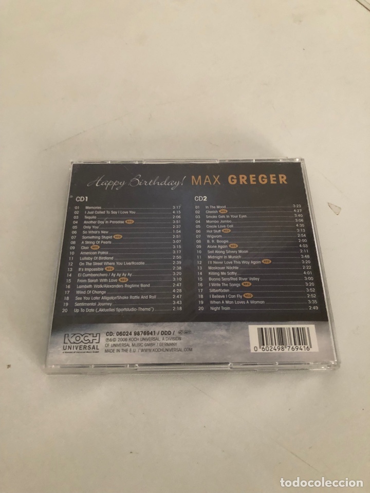 CDs de m&uacute;sica: Happy Birthday Max Greger 2 Cd&rsquo;s - Foto 4