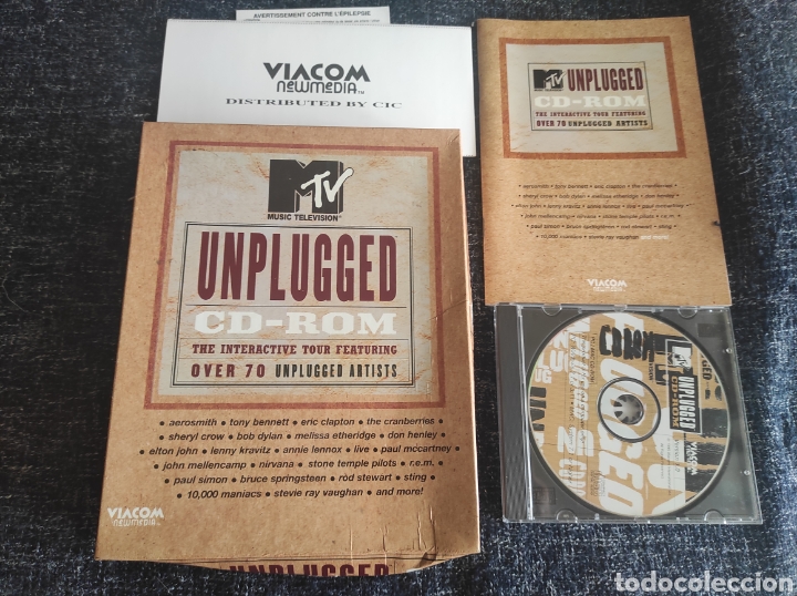 CDs de m&uacute;sica: MTV - MUSIC TELEVISION UNPLUGGED CD-ROM INTERACTIVO - OVER 70 UNPLUGGED ARTISTS - PC/MAC