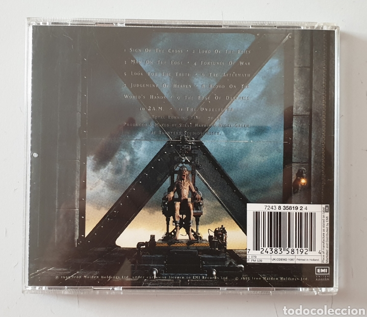 CDs de m&uacute;sica: CD IRON MAIDEN - The X Factor (EU EMI 1995) COMO NUEVO!! - Foto 3