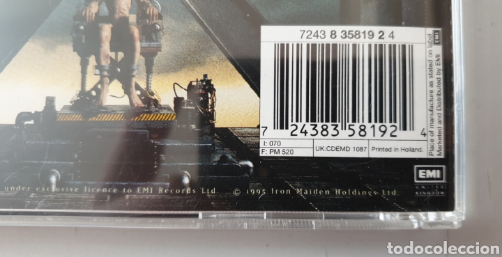 CDs de m&uacute;sica: CD IRON MAIDEN - The X Factor (EU EMI 1995) COMO NUEVO!! - Foto 4