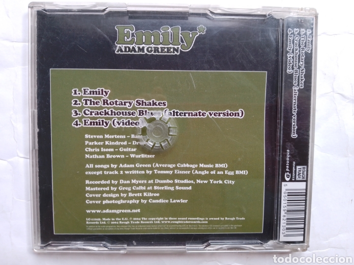 CDs de m&uacute;sica: ADAM GREEN - EMILY - CD SINGLE - SIN CD - Foto 2