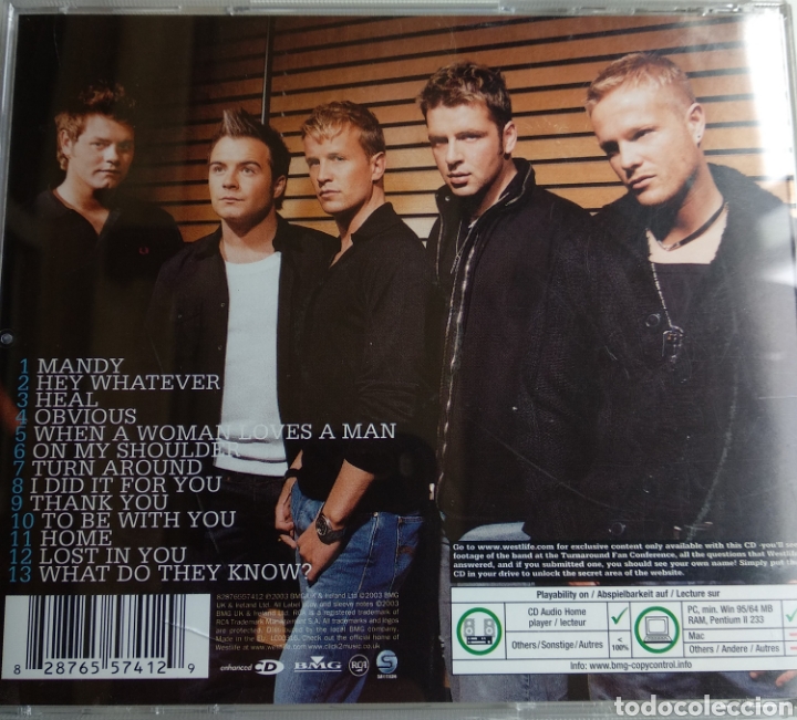 CDs de m&uacute;sica: *WESTLIFE, UK, BMG, 2003 - Foto 2