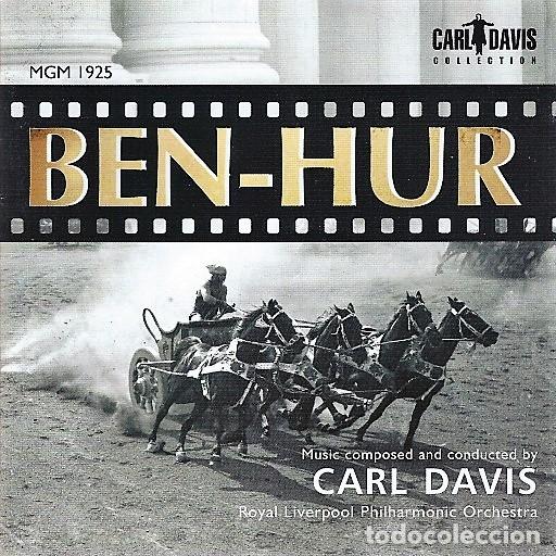 CDs de m&uacute;sica: Ben-Hur (1925) Carl Davis &ndash; CD NUEVO - Foto 1