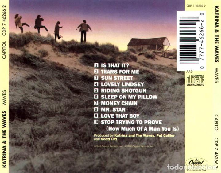 CDs de m&uacute;sica: Katrina & the Waves - 1986 - Waves CD - Foto 2