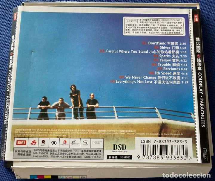 CDs de m&uacute;sica: COLDPLAY - CD EDICI&Oacute;N CHINA - PARACHUTES - Foto 2