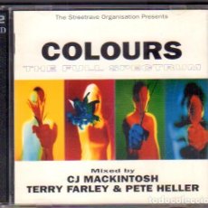 CDs de Música: COLOURS - CJ MACKINTOSH, TERRY FARLEY & PETE HELLER / 2 CD'S ALBUM RF-11284. Lote 336888873