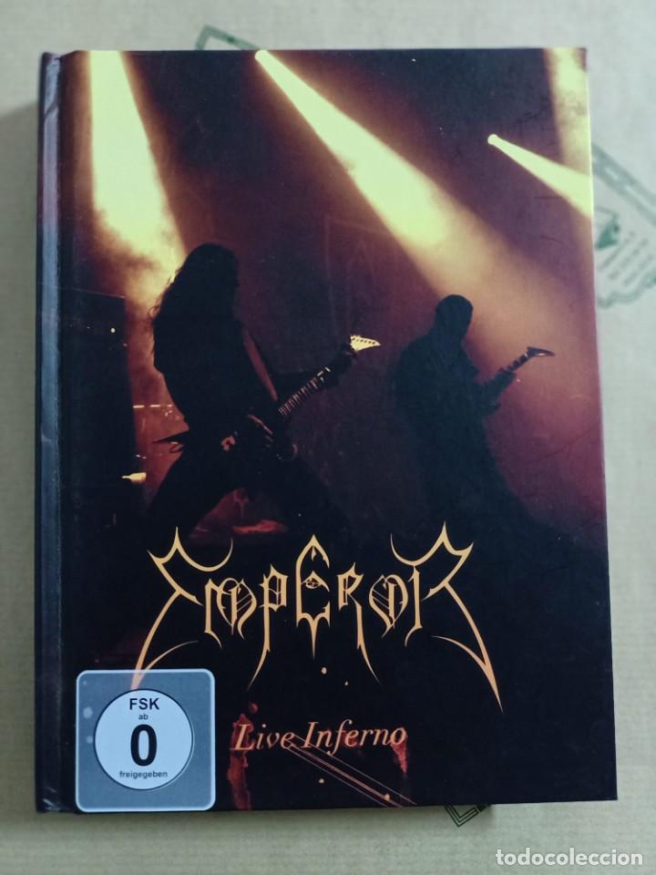 CDs de m&uacute;sica: EMPEROR. LIVE INFERNO. 3 CDs, LIBRETO - Foto 1