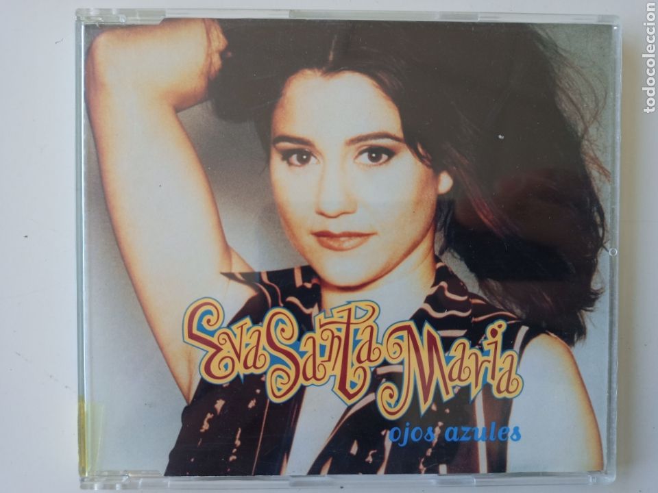 CDs de m&uacute;sica: Eva Santamar&iacute;a - Ojos azules - CD single - Foto 1