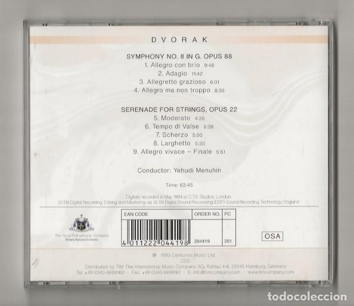 CDs de m&uacute;sica: DVORAK - SYMPHONY N&ordm; 8 - SERENADE FOR STRINGS - 1 CD - Foto 2