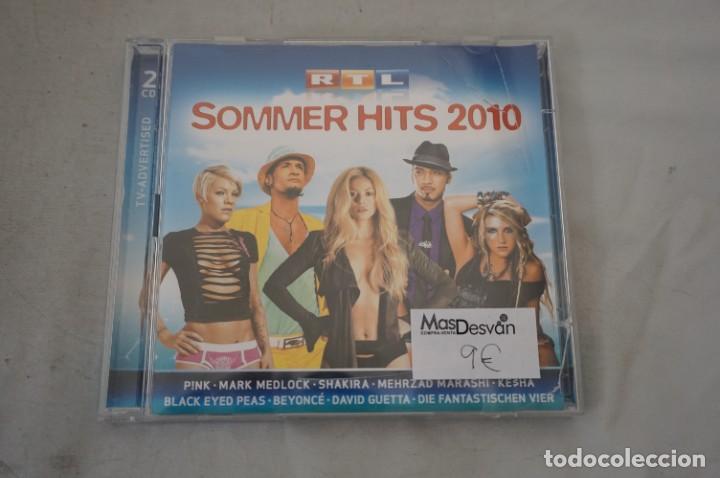 CDs de m&uacute;sica: CD-/ RTL - SOMMER HITS 2010 / 2 DISCOS - Foto 1