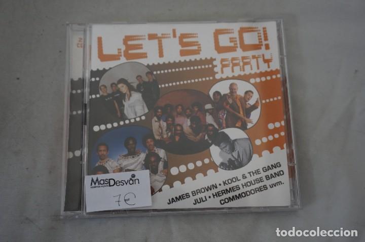 CDs de m&uacute;sica: CD-/ LET&acute;S GO PARTY / DOBLE CD - Foto 1
