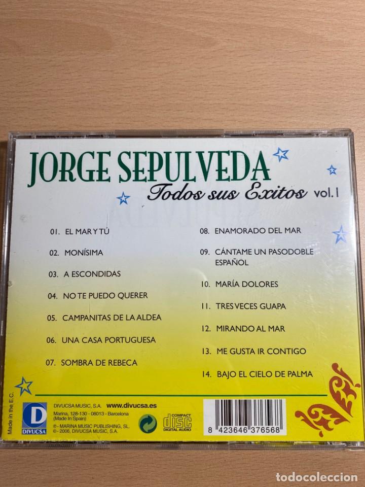CDs de m&uacute;sica: JORGE SEPULVEDA TODOS SUS EXITOS DIVUCSA A&Ntilde;O 2006 - Foto 2