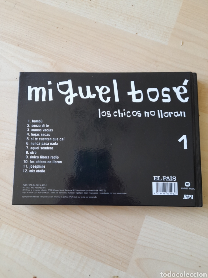 CDs de m&uacute;sica: Miguel Bos&eacute;. Los chicos no lloran - Foto 2