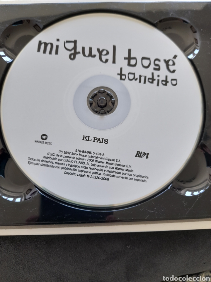 CDs de m&uacute;sica: Miguel Bos&eacute;. Bandido - Foto 3