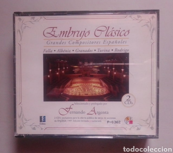CDs de m&uacute;sica: EMBRUJO CL&Aacute;SICO (2 CDs) NUEVO - Foto 1