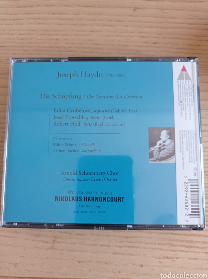 CDs de m&uacute;sica: 2 CD JOSEPH HAYDN - DIE SCH&Ouml;PFUNG - Foto 2