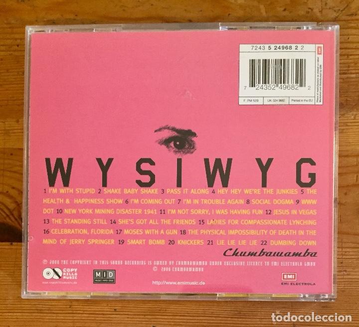 CDs de m&uacute;sica: CHUMBAWAMBA : WYSIWYG [EMI - EEC 2000] CD - Foto 2