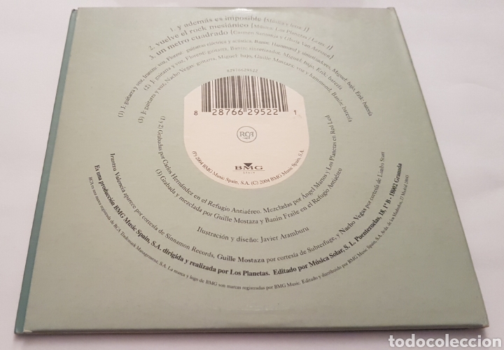 CDs de m&uacute;sica: CD LOS PLANETAS - Y ADEMAS ES IMPOSIBLE . CD SINGLE - Foto 2