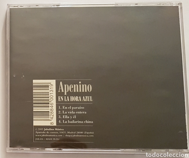 CDs de m&uacute;sica: CD APENINO - En La Hora Azul - Foto 3