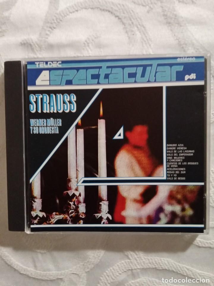 CDs de m&uacute;sica: WERNER M&Uuml;LLER Y SU ORQUESTA - Strauss espectacular - Foto 1