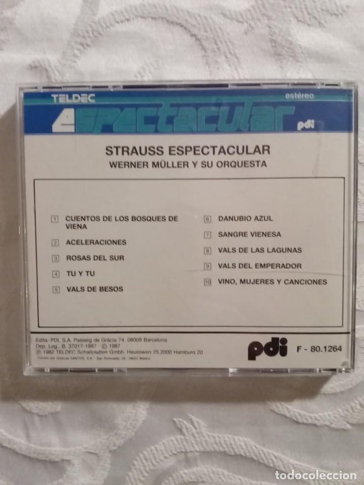 CDs de m&uacute;sica: WERNER M&Uuml;LLER Y SU ORQUESTA - Strauss espectacular - Foto 2
