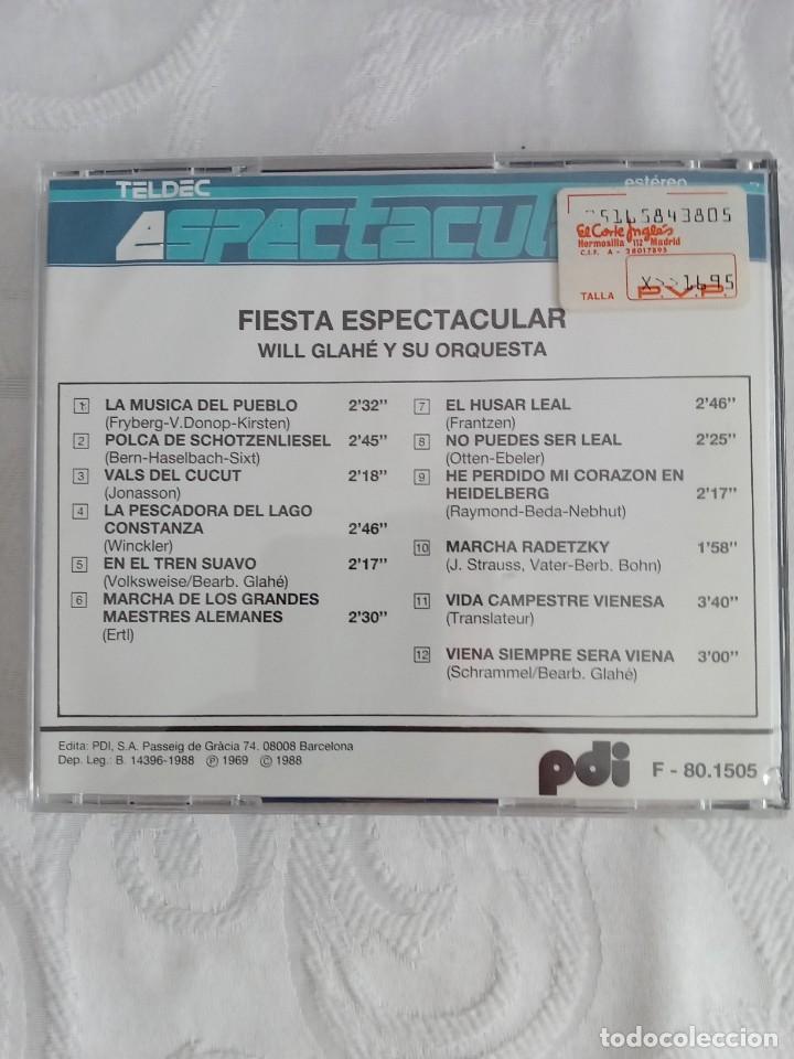CDs de m&uacute;sica: WILL GLAH&Eacute; Y SU ORQUESTA - Fiesta espectacular - Foto 2